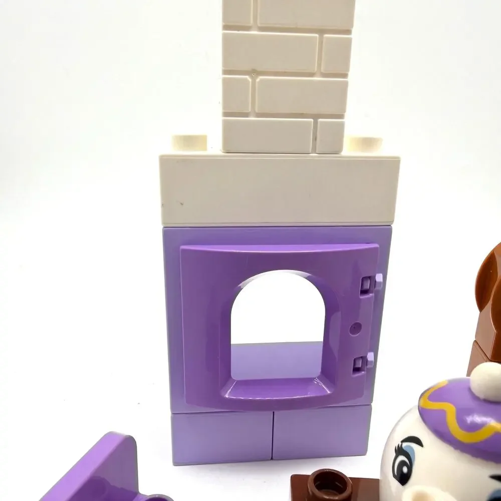 Lego Duplo Belle’s Tea Party Mrs Potts Cogsworth Incomplete Disney Beauty Beast